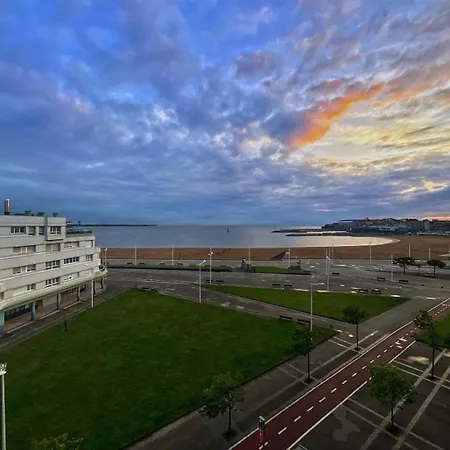El ático De La Playa Parking Gratis Gijón
