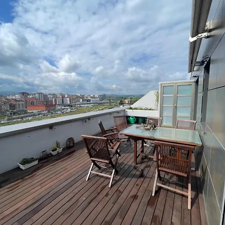 El ático De La Playa Parking Gratis Apartamento Gijón