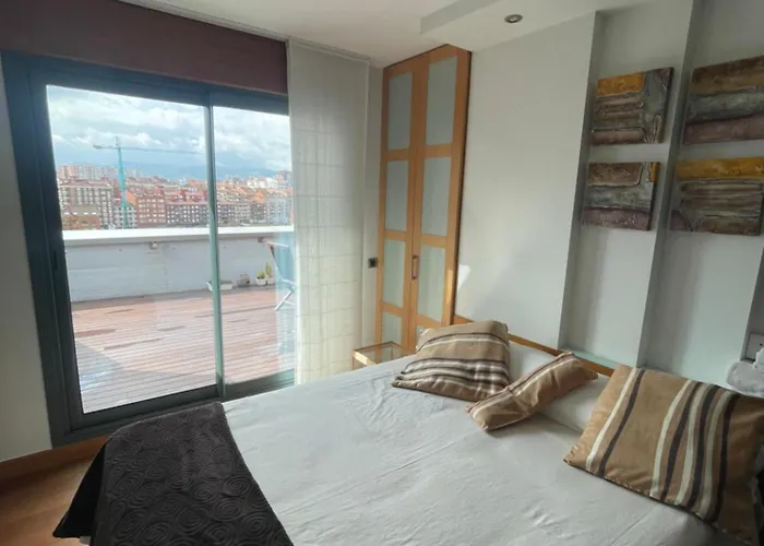 Appartement El Atico De La Playa Parking Gratis Gijón