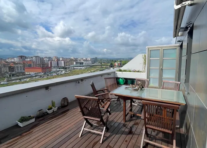 El Atico De La Playa Parking Gratis Appartement Gijón